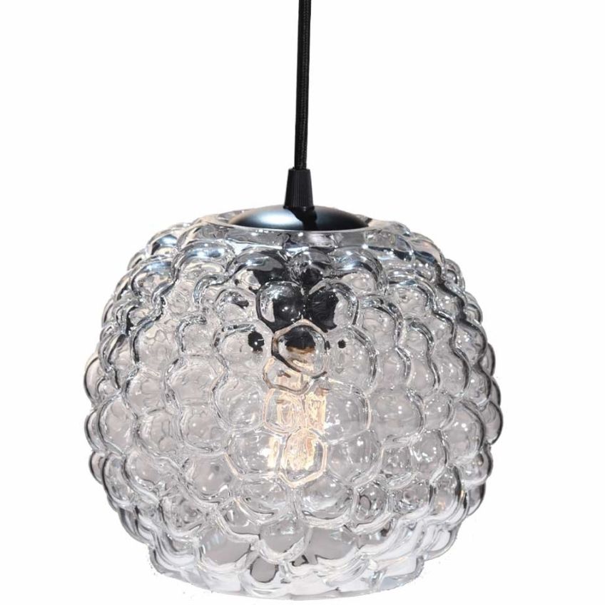 Halo Design Skleněné závěsné světlo Grape 20 cm