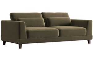 Windsor & Co Sametová pohovka Leon 219 cm