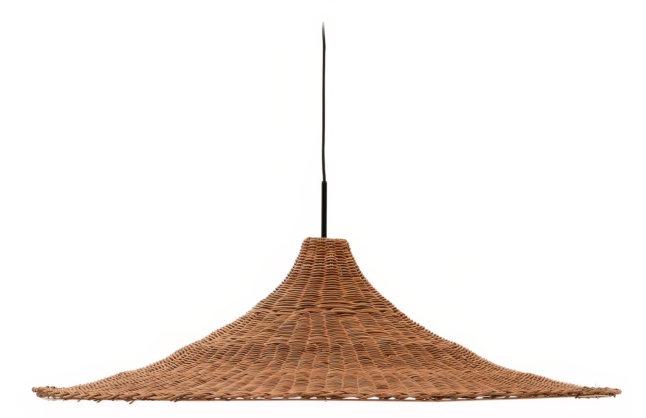 Ratanové stínidlo Kave Home Bladia 90 cm