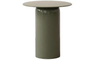 Micadoni Zelený kovový konferenční stolek Clementin 45 cm