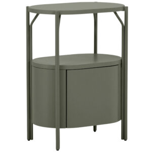 Kave Home Zelená lakovaná koupelnová skříňka Arely 60 x 40 cm