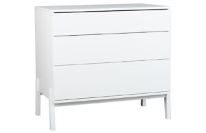 Krémově bílá přebalovací komoda Quax Ashi 96 x 58 cm