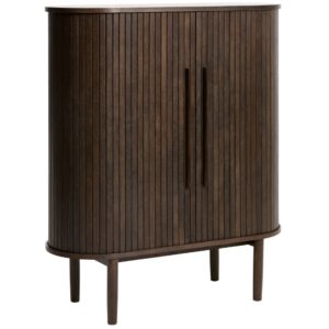 Unique Furniture Tmavá dubová komoda Meta 100 cm