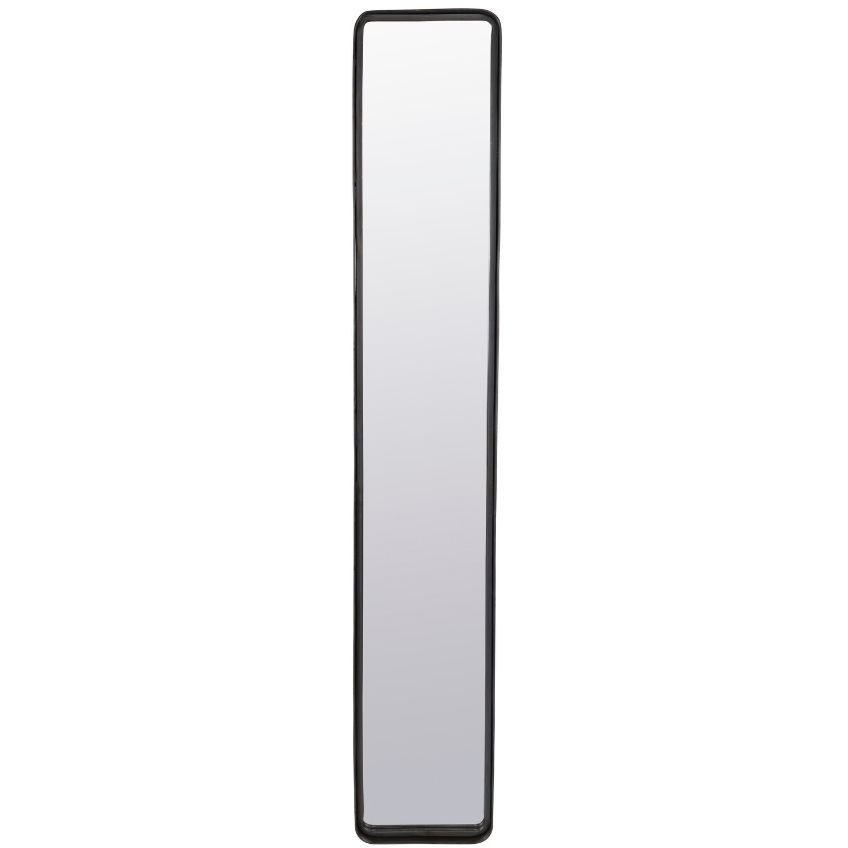 Černé závěsné zrcadlo DUTCHBONE Blackbeam 120 cm