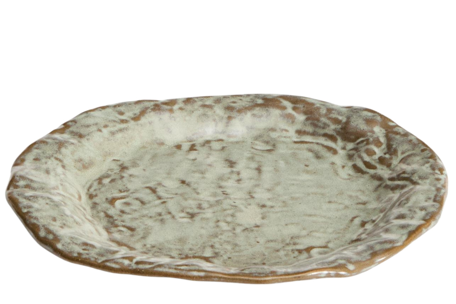 Kave Home Šedý keramický dezertní talíř Alenia 21