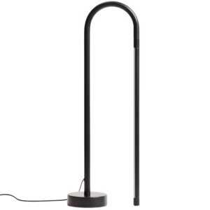 Kave Home Černá kovová stolní LED lampa Bow 60 cm