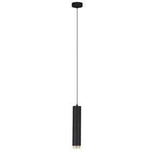 Nova Luce Černé zavěsné světlo Nessi 6 cm