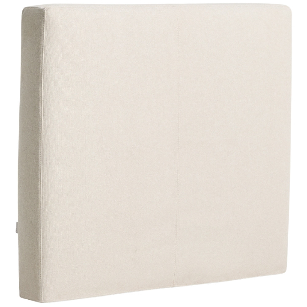 Kave Home Béžové čalouněné čelo k posteli Blok 90 cm