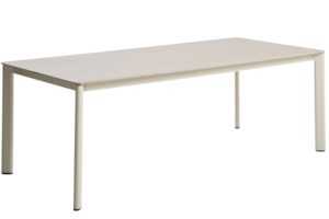 Kave Home Béžový stůl s keramickou deskou Anafi 220 x 100 cm