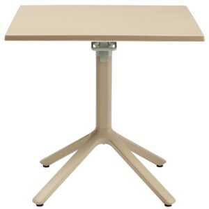 SCAB Béžový zahradní skládací stůl Eco 80 x 80 cm