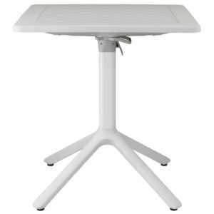 SCAB Bílý zahradní skládací stůl Eco 70 x 70 cm