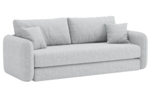 Micadoni Světle šedá rozkládací pohovka Dormi 225 cm