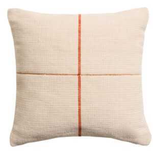 Kave Home Oranžový povlak na polštář Atima 45 x 45 cm