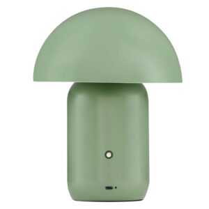 Nova Luce Zelená kovová nabíjecí stolní LED lampa Pois
